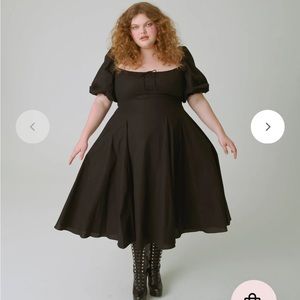 Black Selkie Caviar Dress